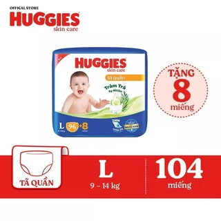 Tã quần Huggies Skincare Mega Jumbo M106/L96+8/XL84+4/XXL76+4/XXL54+8