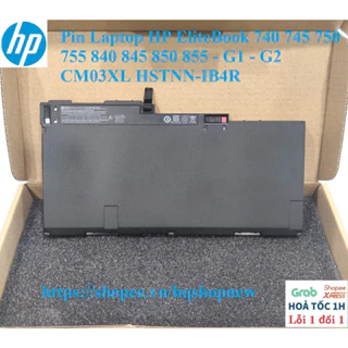 ⚡ Pin Laptop HP EliteBook 740 745 750 755 840 845 850 855 - G1 - G2 CM03XL HSTNN-IB4R