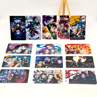 [101-150] Ảnh card bo góc Kimetsu no Yaiba Demon Slayer sưu tầm có bóc dán Thanh Gươm Diệt Quỷ Manga Anime đồ 1k
