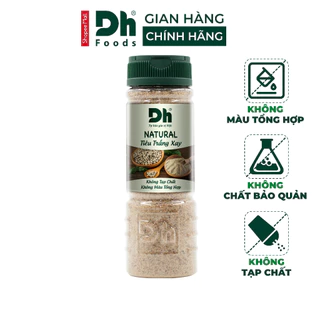 Tiêu trắng xay nguyên chất Natural DH Foods chế biến món ăn 45gr/80gr - DHGVT29