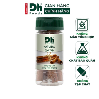 Quế cây nguyên chất Natural DH Foods chế biến thực phẩm 20gr - DHGVT61