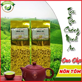 500g chè Thái Nguyên, trà xanh Tân Cương Nõn tôm - Rang sao thủ công chất lượng - Trà Minh An