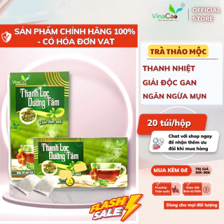 [Thanh Lọc Dưỡng Tâm] Trà ngừa mụn, mát gan, giải nhiệt cơ thể - trà túi lọc, trà thảo mộc