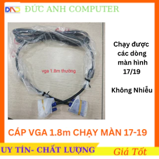 Cáp VGA chống nhiễu 1.5M, Chay Màn Hình 17 - 19 Inch