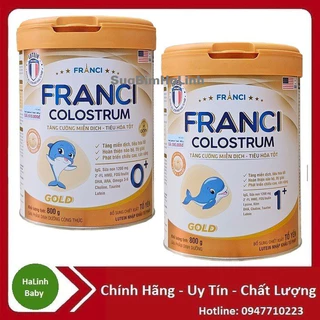 Sữa Franci Colostrum Gold 0+, 1+ 800g [HSD 2025]