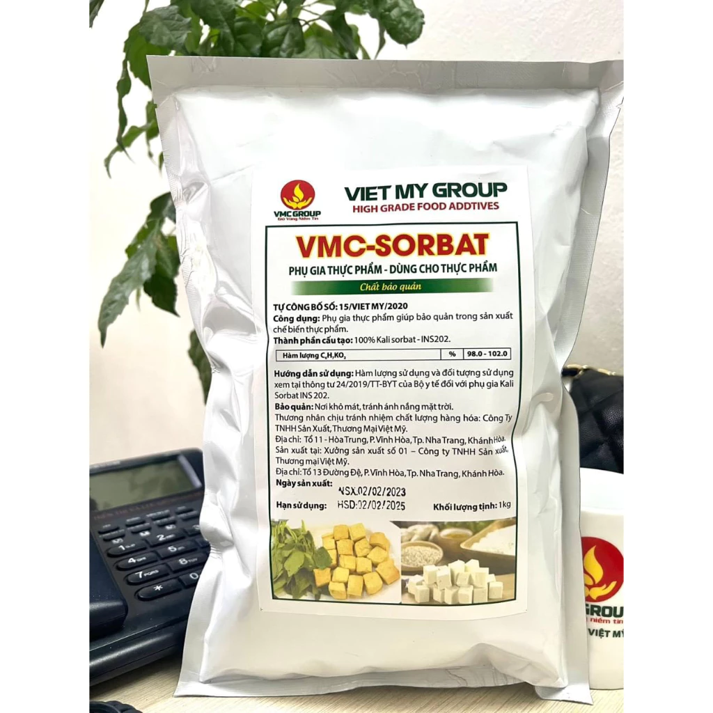 VMC SORBATE Phụ gia bảo quản cho bánh trung thu