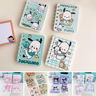 (23 mẫu) Tổng hợp sổ mini, sổ ghi chú A7 Sanrio, Shin, Pochacco,Kuromi,Cinnamoroll, Melody