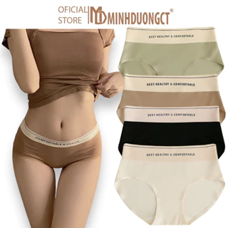 Quần Lót Nữ Đúc Su Tàng Hình CẠP VỪA Chữ Sexy HEALTHY Thể Thao Không đường viền có lớp đáy cotton [Minhduongct]