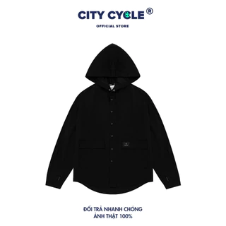 Áo khoác sơ mi local brand hoodie chống nắng City Cycle kaki unisex form rộng nam nữ oversize