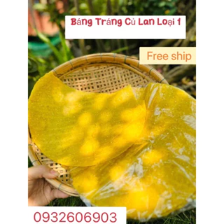 [FREE_SHIP]_Bánh Tráng Khoai Lang(10 cái/ ràn) _ĐẶC SẢN TAM QUAN_Size25CM