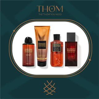 MAHOGANY TEAKWOOD | Sản Phẩm Tắm Dưỡng Xịt Thơm Khử Mùi Bath & Body Works Dành Cho Nam Body Srpay Shower Gel Lotion