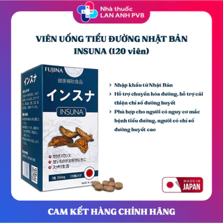 INSUNA (120 viên) - Viên uống tiểu đường từ Nhật Bản.