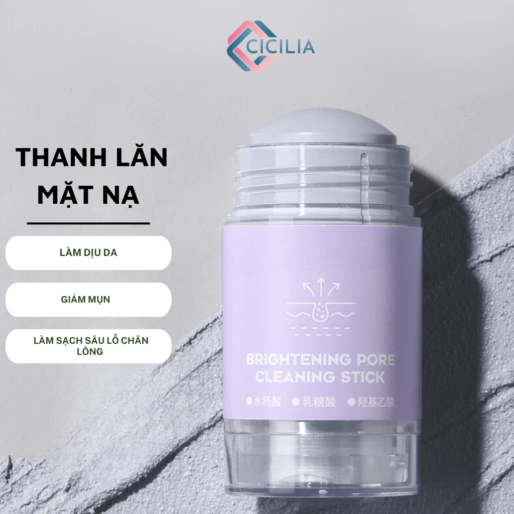 Thanh Lăn Mặt Nạ Đất Sét Tro Núi Lửa Alaska Làm Sạch Sâu Giảm Mụn Và Bã Nhờn 11848