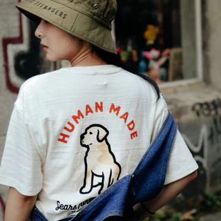 Áo thun unisex nam nữ Human Made love dog logo form rộng vải cotton 100% cao cấp VNXK ( Ảnh thật )