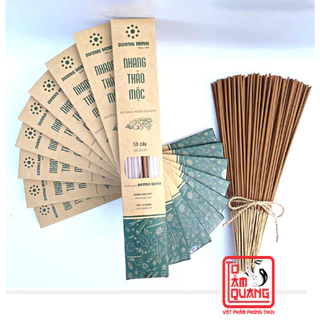 [Loại cao cấp] Nhang hương Thảo Mộc thơm Dương Minh 30cm 50 nén phong thủy - 100% thảo mộc tẩy uế may mắn bình an