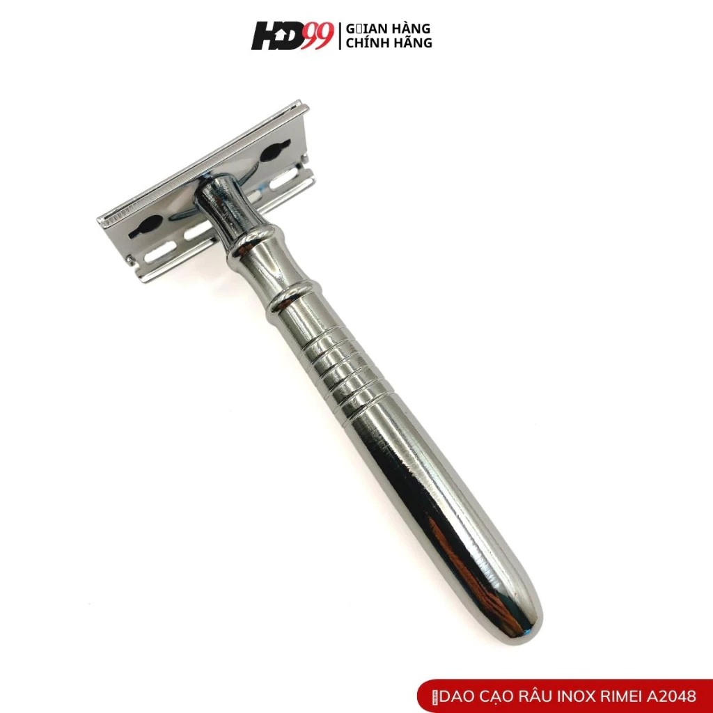 Dao Cạo Râu Inox Không Gỉ RIMEI A2048, Cam Kết Không Gỉ