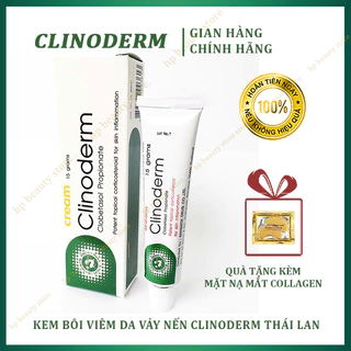 Kem Bôi Ngứa Vảy Nến Thái Lan Clinoderm Cream 15g - Hỗ Trợ Viêm Da Cơ Địa, Tổ Đỉa, Nước Ăn Tay Chân