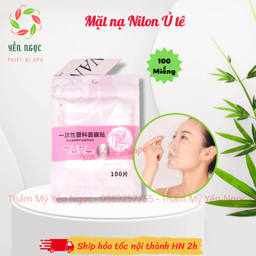 Combo 10 gói mặt nạ nilon ủ tê, ủ trắng mặt