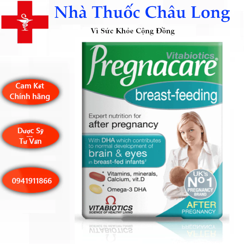 Vitamin tổng hợp cho mẹ sau sinh Pregnacare Breast-feeding - Nội Địa Anh