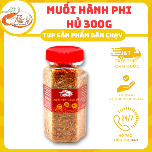 MUỐI TÔM HÀNH TÍM PHI - TRỌNG LƯƠNG 300G - MUỐI TÔM NHƯ Ý