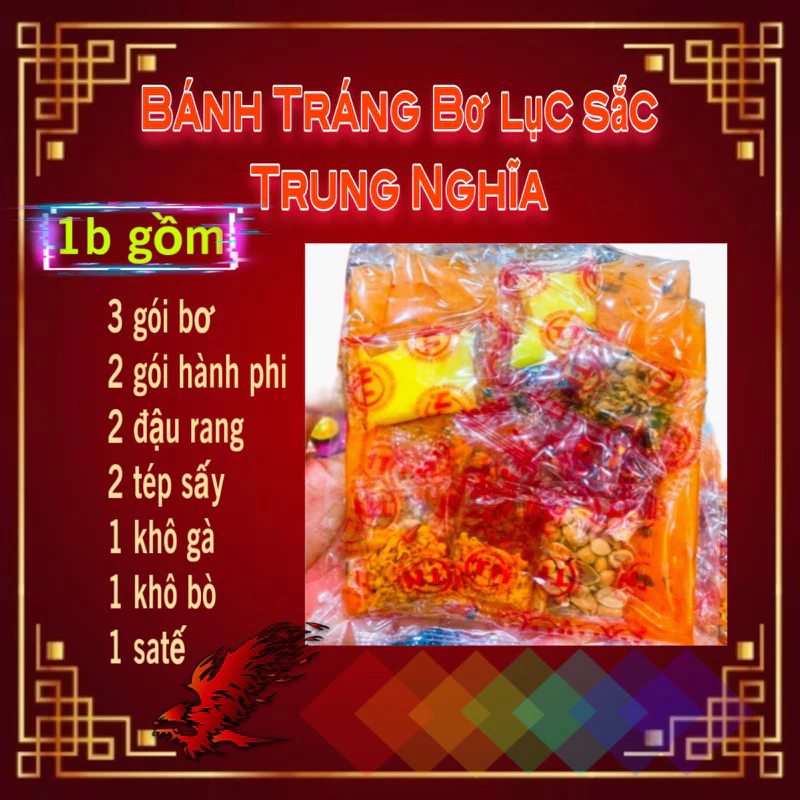 Bánh Tráng Bơ Khô Gà. Trung Nghĩa