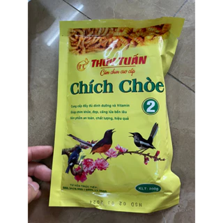 Cám chim chich chòe Thúy Tuấn, chất lượng cao, Cám số 1, số 2 gói 200gr