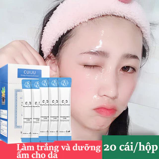 mặt nạ ngủ collagen dưỡng ẩm tinh hoa 20 cái/hộp làm trắng da chống lão hóa giúp da căng bóng trẻ hoá làn da