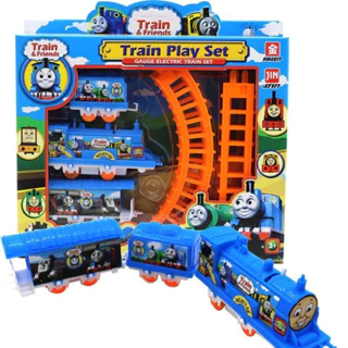 [ Rẻ Vô Địch ] Hộp đồ chơi đường ray xe lửa tàu hỏa Thomas dùng pin - Đồ Chơi Cho Bé