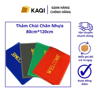 Thảm nhựa KAQI sợi chống trơn 3A Welcom 40*60 60*90 80*120cm