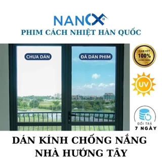 Phim cách nhiệt cửa sổ, dán kính chống nắng chống chói hiệu quả bảo vệ riêng tư, bảo vệ làn da Cản UV99%