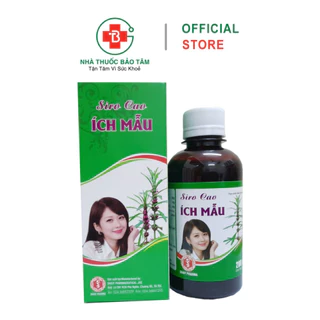 Siro Cao Ích Mẫu Đại Uy- Bổ huyết điều kinh, giúp điều hòa kinh nguyệt (chai 200ml)