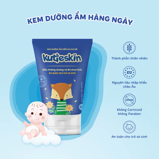 Kem dưỡng ẩm cho bé Kutieskin tự nhiên lành tính, cấp ẩm nhanh, mềm da, giảm bong tróc - Tuýp 30gr