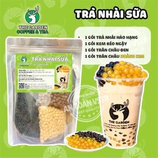 SET TRÀ SỮA TỰ PHA HƯƠNG VỊ TRÀ NHÀI SỮA (250 Gram, 7-8 LY)