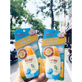 Sữa Chống Nắng SUNPLAY BABY MILD Cho Bé Và Da Nhạy Cảm SPF35, PA++ 30g