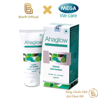 Kem dưỡng Ahaglow Acne Control Moisturizing Gel Control Acne Breakout 50g dành cho da mụn Mega We Care