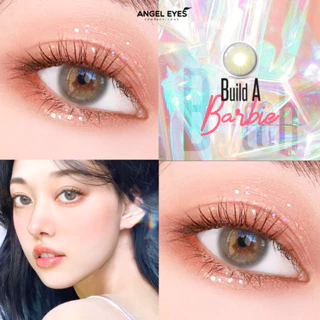 Lens xám tây có độ Build a Barbie tự nhiên hiệu Angel Eyes - Độ cận 0-8 - Đường kính màu 13.3mm