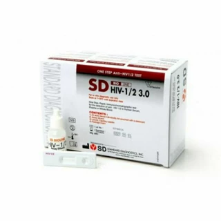 Hộp 25 test xét nghiệm nhanh HIV tại nhà -  SD BIOLINE HIV-1/2