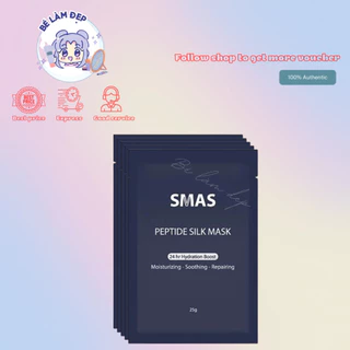 FULL HỘP 10 Miếng Mặt nạ Smas Peptide Silk Mask 24h Cấp Ẩm Và Phục Hồi Chuyên Sâu