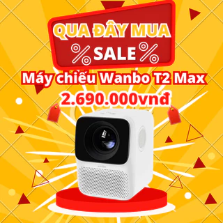 Máy Chiếu Wanbo T2 Max Full HD - Bảo Hành Chính Hãng 12 Tháng