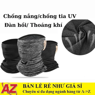 Khăn Đa Năng Chống Nắng Xỏ Tai Cao Cấp, Co Giãn 4 Chiều Thoáng Mát