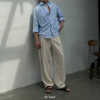 Quần Vải Ống Rộng - CLASSY Wide-leg Pants - De Basé