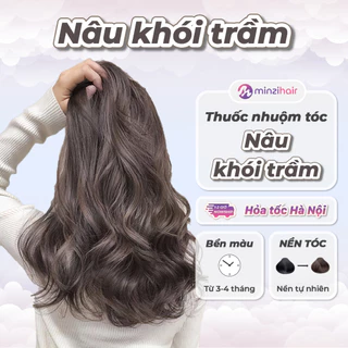 Thuốc nhuộm tóc Nâu Khói Trầm - Lên từ nền tóc đen - Minzihair HN