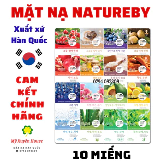 Mặt nạ natureby hàn quốc chính hãng 10 miếng