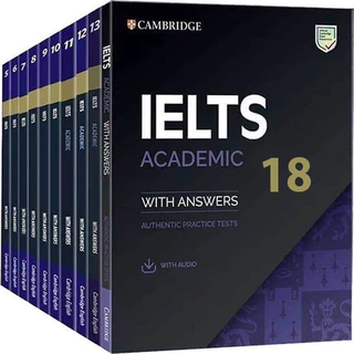 Sách Cambridge IELTS Academic Combo 17 Cuốn - Ôn Luyện Thi IELTS Tặng Kèm Audio