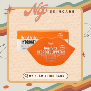 Mặt Nạ Dưỡng Môi Mờ Thâm, Môi Căng Mọng Real Vita Hydrogel Lip Patch - 30 Miếng