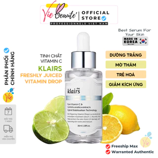 Serum Klairs Vitamin C Trắng Da - Klairs Serum Vitamin C Freshly Juiced Vitamin Drop 35ml