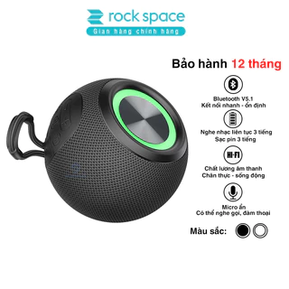 Loa bluetooth mini không dây Rockspace S55 có mic, bass siêu mạnh, âm thanh hi-fi hàng chính hãng – bảo hành 12 tháng