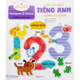 Sách - Bé vui học tiếng Anh cùng sticker - Số đếm và màu sắc numbers & colors tv