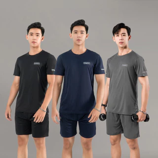 [Big Size 95kg] Bộ thể thao nam thun lạnh mặc nhà, thể dục, tập gym thoải mái, thoáng mát