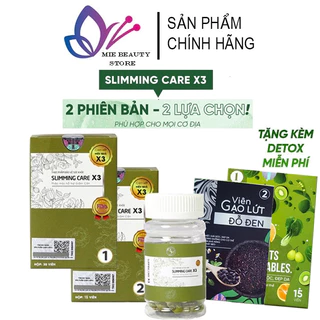 Trà Thảo Mộc Giảm Cân Slimming Care X3 30 Viên Giúp Đào Thải Mỡ Thừa, Giảm Cân Nhanh Chóng